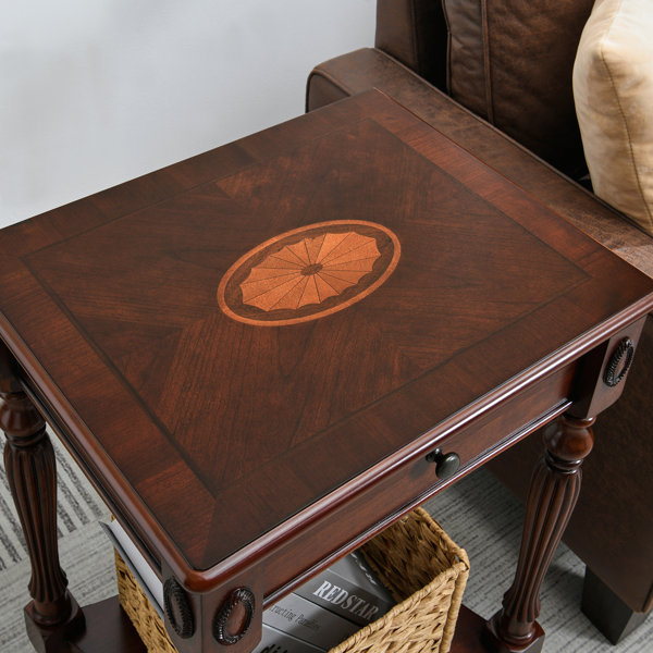 Bloomsbury Market Lamatan 27.6'' Tall End Table with Storage Wayfair